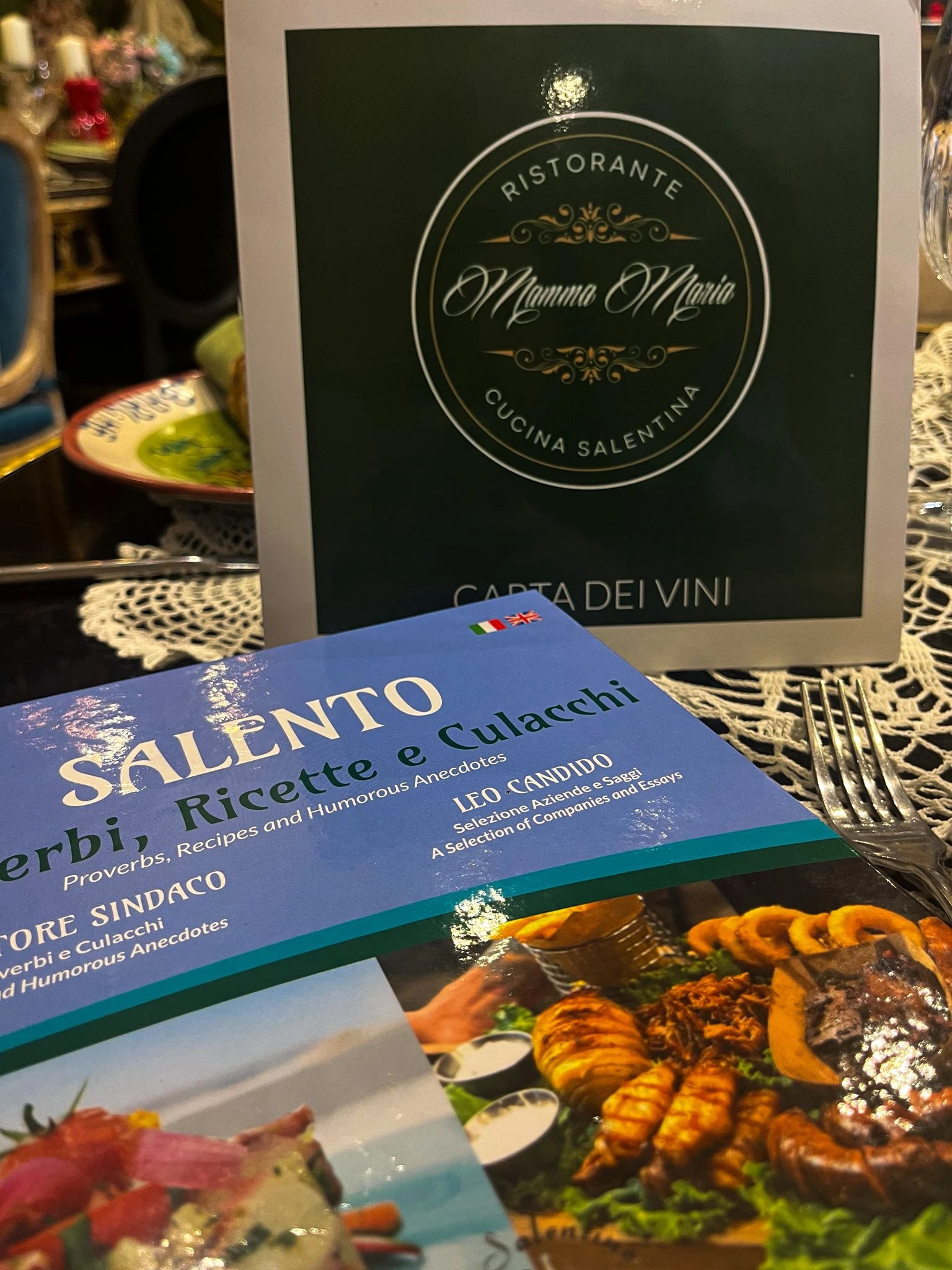 Livre Salento - Restaurant italien Villeneuve-Loubet - Mamma Maria