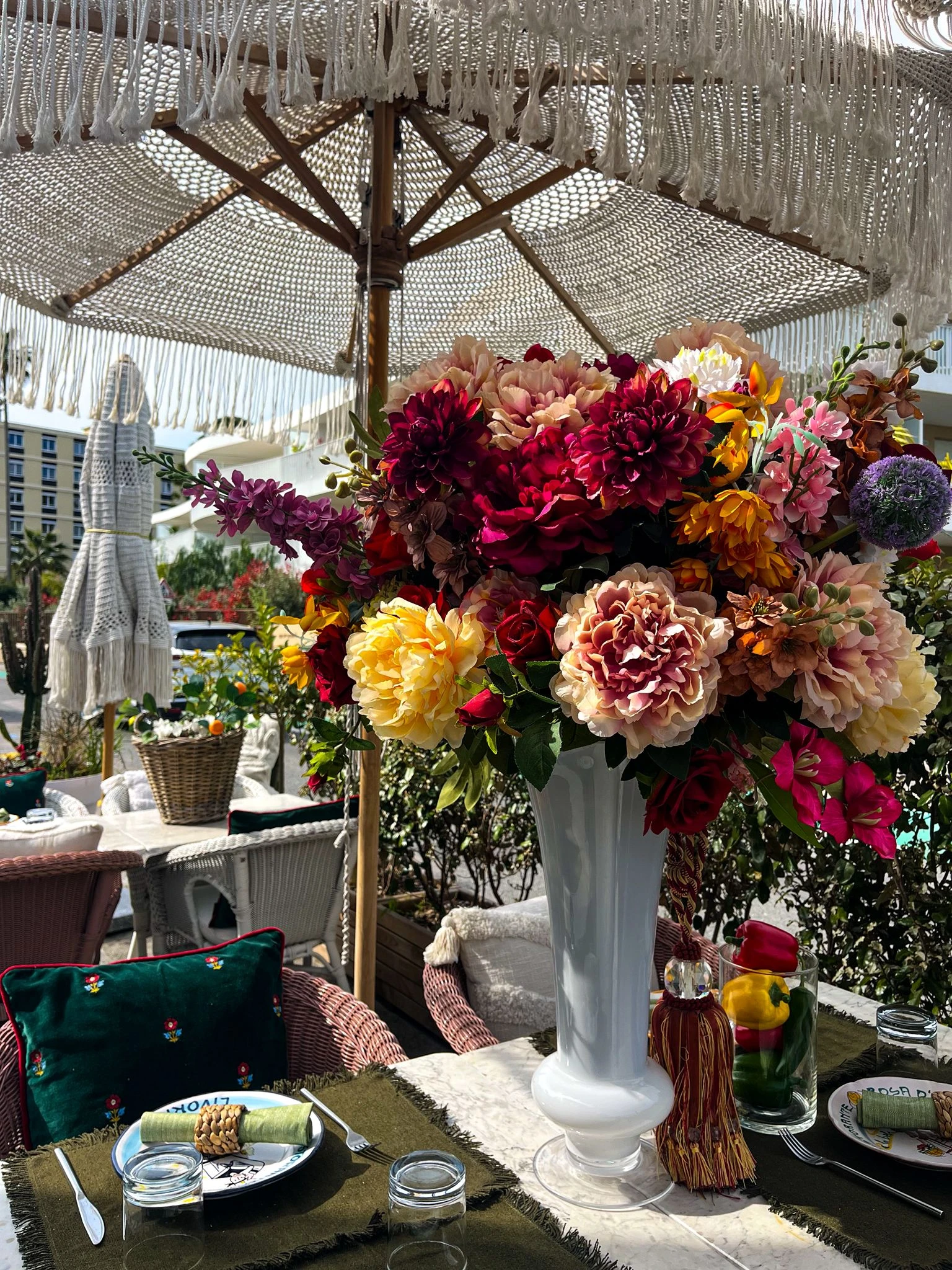 Fleurs - Restaurant italien Villeneuve-Loubet - Mamma Maria