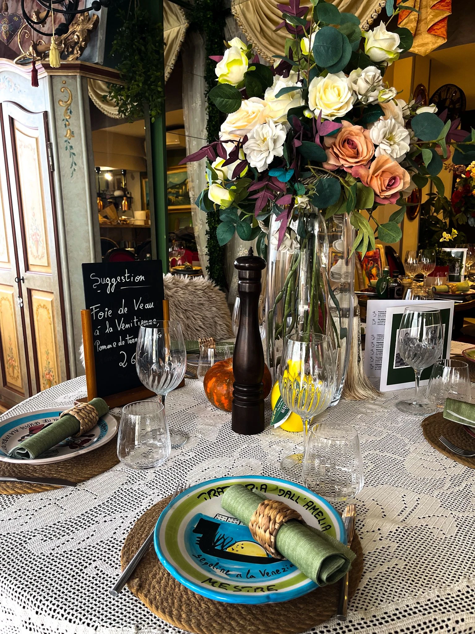Décoration intérieure 2 - Restaurant italien Villeneuve-Loubet - Mamma Maria