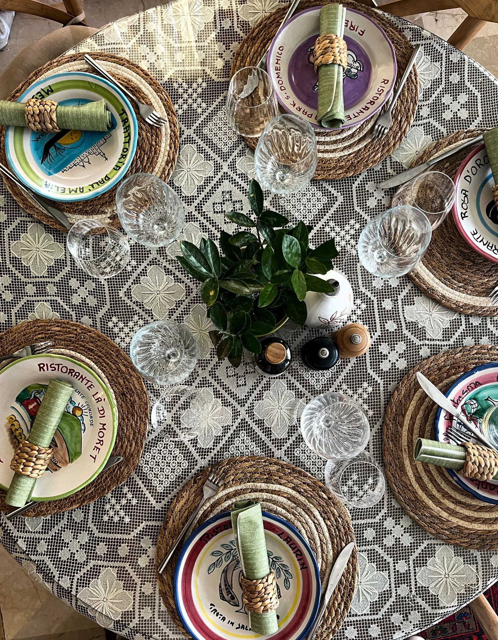 Table - Restaurant italien Villeneuve-Loubet - Mamma Maria