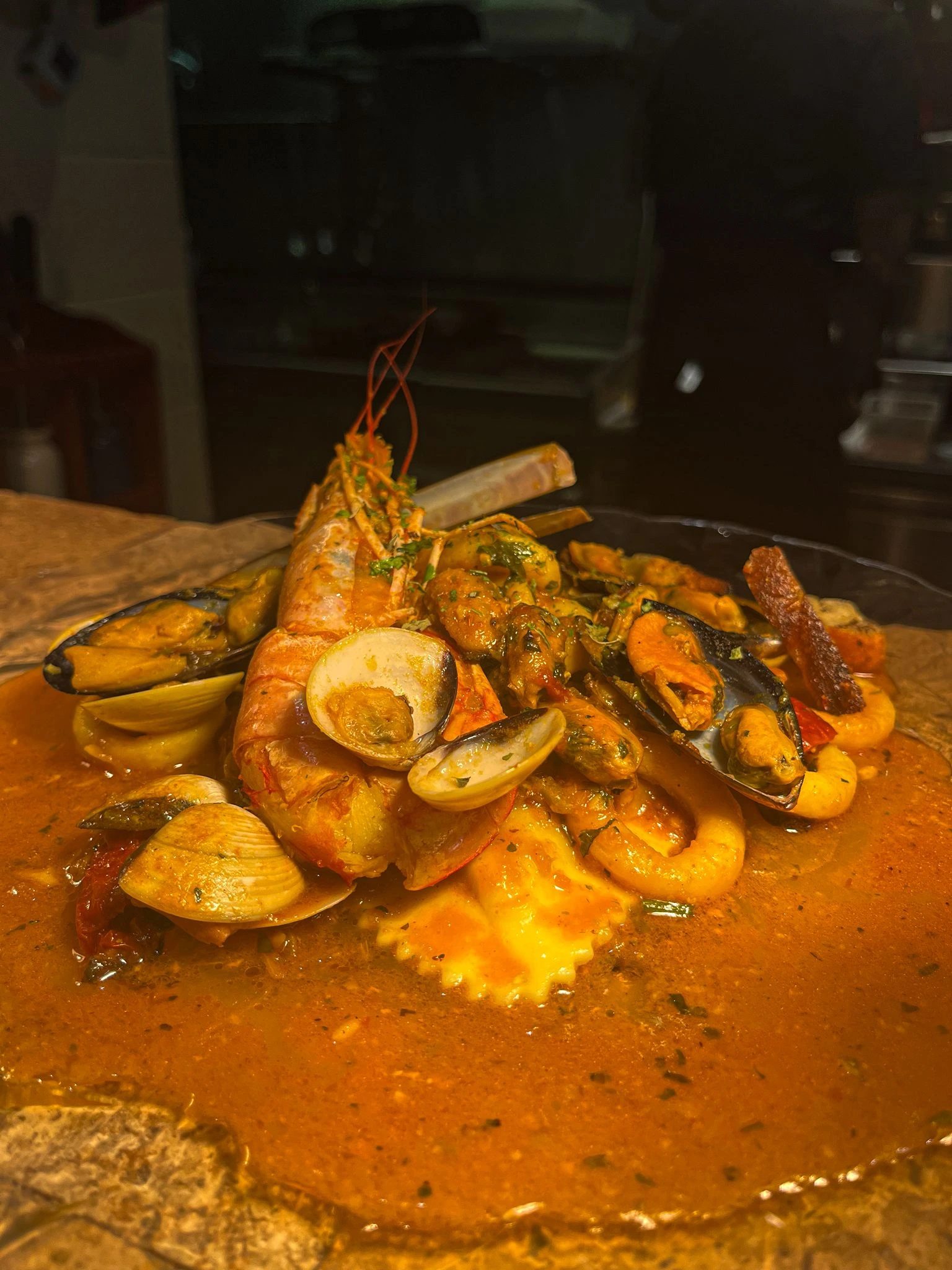 Gambas 2 - Restaurant italien Villeneuve-Loubet - Mamma Maria