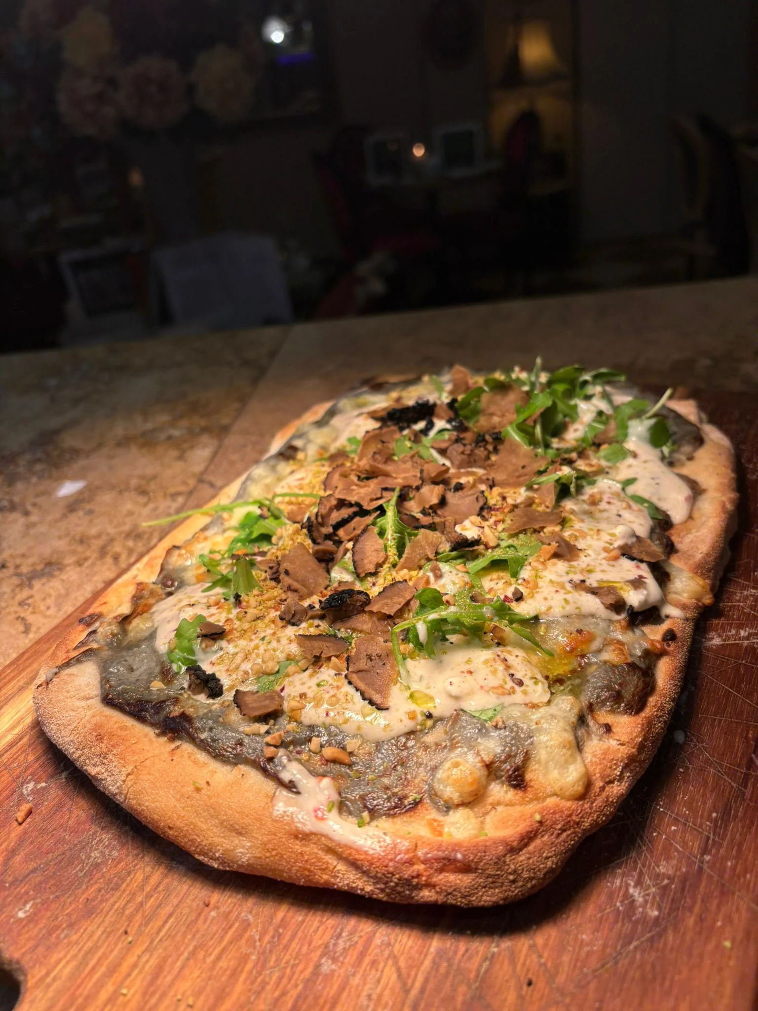 Pinsa truffe - Restaurant italien Villeneuve-Loubet - Mamma Maria