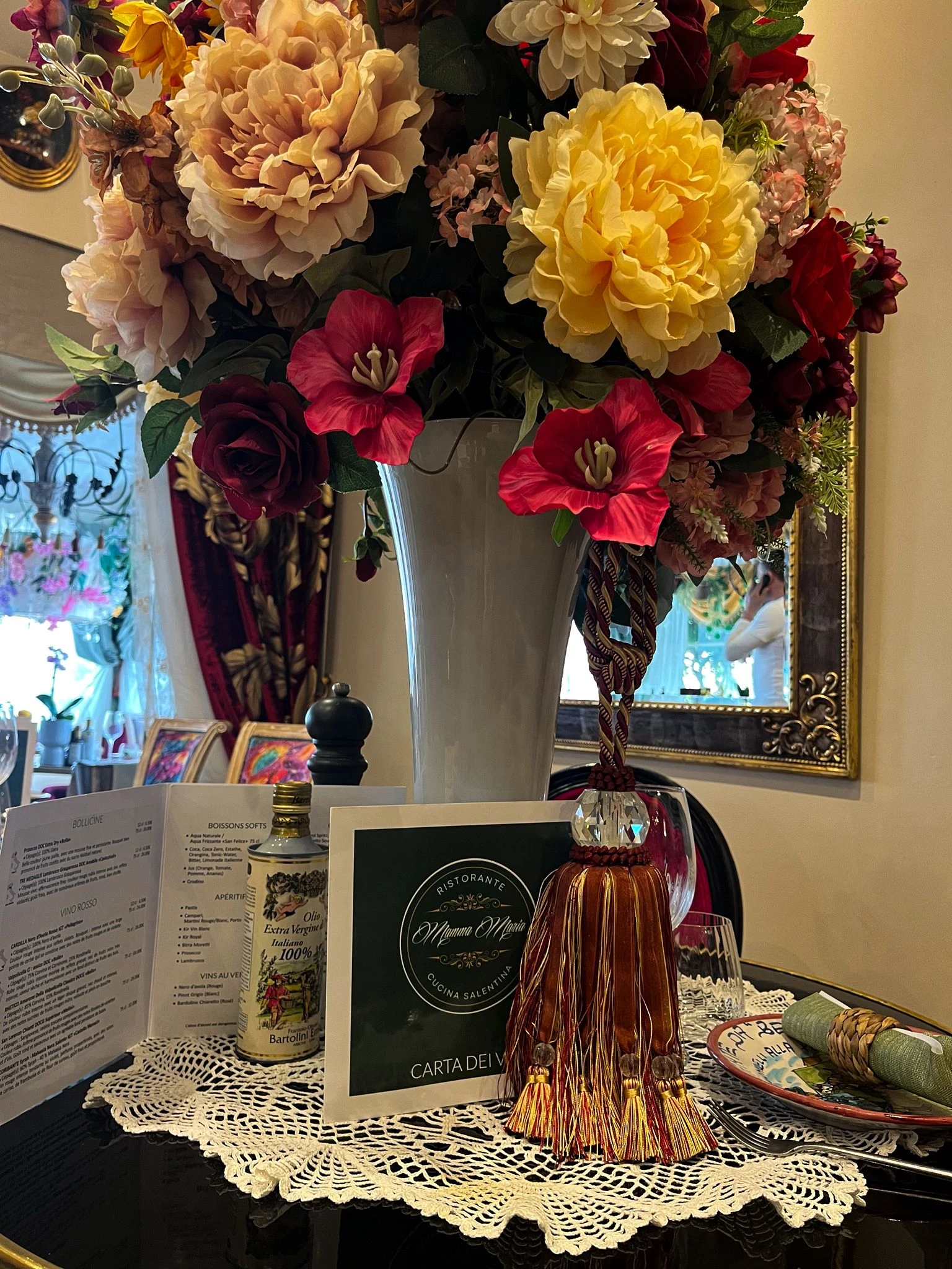 Décoration intérieure 6 - Restaurant italien Villeneuve-Loubet - Mamma Maria